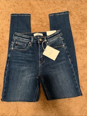 KanCan Dark Wash High-Rise Skinny Jeans
